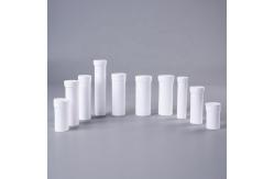 China Effervescent Tablets Packaging with Food Grade PP Plastic Pill Tube and Sealing Caps supplier