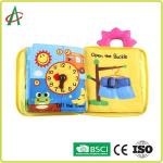 Polyester 20x20cm Soft Cloth Books For Babies ASTM Standard for sale