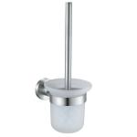 Polished  Finisher  Sus304 Bathroom Toilet Cleaning Brush And Holder for sale