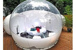 China Custom Made Clear PVC Infaltable Bubble Tent for Outdoor Camping supplier
