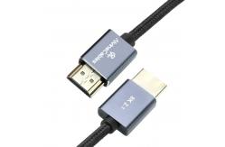 China Alvin's 8K Left Angle Micro HDMI Cable Coiled 48Gbps supplier