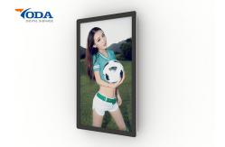 China 55 Inch Network Digital Advertising Display Stands Full HD Metal Shell Material supplier