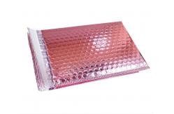 China 6 x 10 Custom Printed Padded Envelopes Bubble Mailing Bags Glitter Metallic Foil supplier