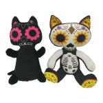 0.92ft 0.28M Skeleton Cat Halloween Stuffed Animal 2 ASST for sale
