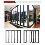 Customized Aluminium Folding Glass Door For Balcony With Double Triple Glazing