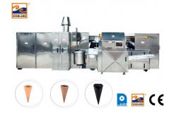 China Multifunctional automatic rolling waffle baking equipment , 51 cast iron baking templates. supplier