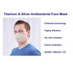 White No Pressing N95 Titanium Silver Antibacterial Dustproof Pollution Proof Face Masks for sale