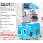 Display Screen-equipped Blue Automatic Vending Machine Children's Arcade Game Mini Claw Machine for sale