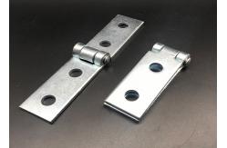 China Accessories Unistrut Fitting Custom Zinc Plated 4 Hole Hinge Brackets supplier
