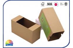 China Custom Made Sleeve Drawer Paper Box Brown Kraft Tea Packing Slide Open Boxes supplier