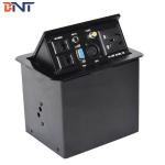 Round Corner Pop Up Desktop Power Sockets For Office High Class AV Solutions for sale