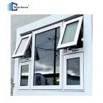 Vertical Opening Top Hung Aluminium Windows , Large Commercial Awning Window for sale
