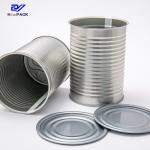 350ml Bean Nut Tin Can for Pet Food Packaging with Easy Open Lid for sale