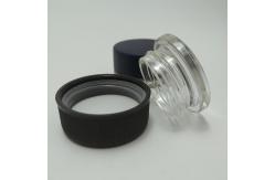 China 1oz Childproof Screw Cap Cosmetic Jars Push Safety Caps Jar supplier