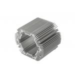 Silvery Anodized Led Round Heat Sink Extrusion for sale