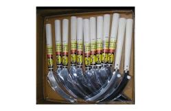 China 6.5 Steel Harvesting Sickle Long Handle 24pcs supplier