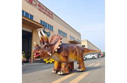 China Simulation Electric Brachiosaurus Walking Animatronic Dinosaur Ride for Kids supplier