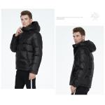 Windproof Bio Down Man Coat Oilproof Dark Men'S Coat Eco Feather