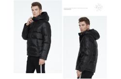 China Windproof Bio Down Man Coat Oilproof Dark Men'S Coat Eco Feather supplier