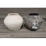 Round Reinforced Clay Planter Durable and Functional for Your Garden Needs