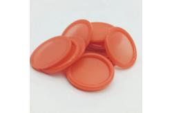 China Non Slip Silicone Rubber Disc Pad Rubber Custom Circular Flat Pad supplier