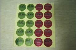 China Round Paper Shrink Sleeve Packaging , Adhesive Sticker Labels For Activated Nuts supplier