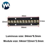 High Power 120W UV Light Module 6565 / 6868 Smd Diode Type 365nm 395nm for sale