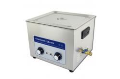 China 40khz 15L Benchtop Ultrasonic Cleaner With Manual Knobs , Adjustable Timer supplier