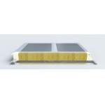 Waterproof Fireproof Insulation Sandwich Panel Rockwool 75mm Thickness for sale