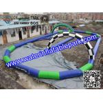 ODM / OEM Available Inflatable Race Track Game For Zorb Ball for sale