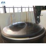 ANSI Grade 2 Titanium Stainless Steel Torispherical Dished Head Ends for sale