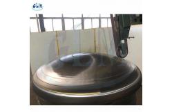China ANSI Grade 2 Titanium Stainless Steel Torispherical Dished Head Ends supplier