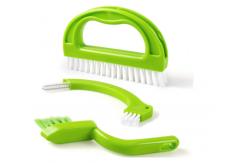 China 14cm Ergonomic Tile Scrubber Brush Set 6pcs With Nylon Bristle supplier