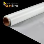 Fire Resistant Fiberglass Fabric High Temperature Fiberglass Cloth Silicone Textile‎ for sale