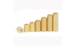 China Brass Screw Copper Isolation Column Hexagon Coupling Nuts DIN6334 supplier