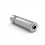 Straight 1/8 3.5mm Plug 3.5mm stereo jack plug Connector Through Hole 1000 MOhm Insulation Resistance for sale