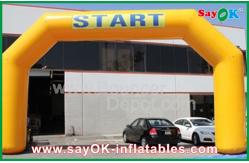 China Inflatable Start Line Outdoor Yellow Cheap Advertising Inflatable Arch For Promotion supplier