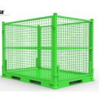Steel Stillage Pallet Cage With Custom Color Wheels - 1000mm 800mm Depth for sale