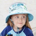 Adjustable 48cm Baby Sun Hat Toddler Swim Beach Pool Cap UPF 50+ Wide Brim for sale