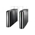 Security Office Building Access Control Turnstiles Full Height Acrylic Wing Panel