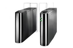 China Security Office Building Access Control Turnstiles Full Height Acrylic Wing Panel supplier