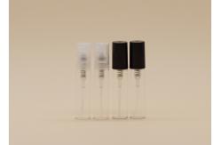 China Clear Glass Mini Refillable Perfume Bottles Fine Mist Sprayer Pump With PP Cap supplier