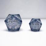 One Sequined Liquid Flow Sand Resin Dice# Dnd#Rpg#Coc Smooth Edge