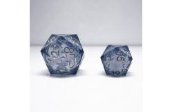 China One Sequined Liquid Flow Sand Resin Dice# Dnd#Rpg#Coc Smooth Edge supplier