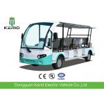 4 Wheel Electric Sightseeing Car , 11 Seats Electric Passenger Vehicle With Sun Curtain for sale