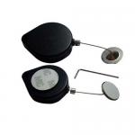 Black ABS Anti Theft Pull Box Tethers Hear Shaped For Retail Display Safe for sale