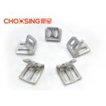 4 Holes Upholstery Spring Clips Plastic Half Covered 1.0mm Thickness Staple Clips