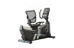 China Horizontal Magnetic Cardio Machine Stationary Recumbent Exercise Bike supplier