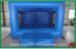 China Indoor Inflatable Bounce House Inflatable Residential Small Blue Inflatable Bouncer / Fun City supplier