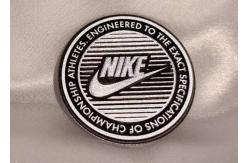 China Embossed Round Nike Logo TPU 3M Reflective Labels For Sweatpants supplier